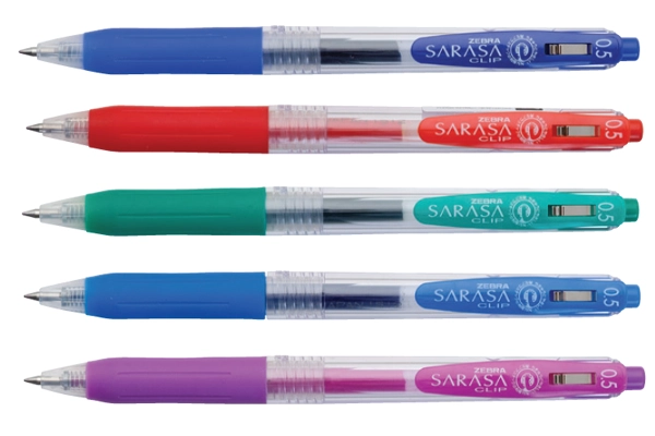 Bút Gel Bấm Zebra Sarasa Clip (SARASA JJ15) Nét 0.5mm